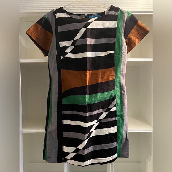 Derek Lam DesigNation color block shift dress - Picture 3 of 7